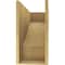Ekena Millwork 11"W x 33"D x 22"H Classic Clemmons Rough Cedar Woodgrain TimberThane Corbel, Primed Tan CORUR11X33X22CLERCPR - alternate 3